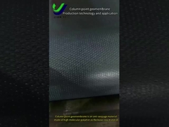 การก่อสร้างที่ง่าย การวาง Geomembrane ที่มีเนื้อเยื่อและกันสลิด 1.0mm-2.5mm สําหรับการใช้งาน Slop