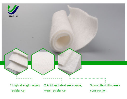 คุณภาพ  Long Fiber Geofabric Roll For Beach Embankment And Harbor Pier Reinforcement โรงงาน