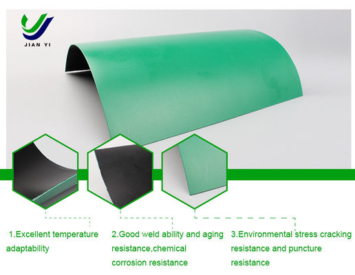 ผนังพื้นดิน HDPE ความแข็งแรงสูง 0.939g/cm3 สําหรับสระน้ําและที่เก็บขยะ