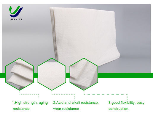 สายใยยาวความแข็งแรงสูง Geotextile 50m-200m สําหรับการใช้งานด้านวิศวกรรมโยธา