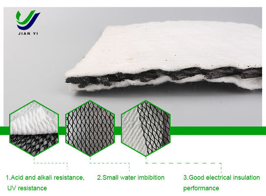 ความแข็งแรงในการดึงสูง ≥16kN/m ทนต่อ UV 3D ผสมระบายน้ํา Geonet ทนต่อสารเคมี