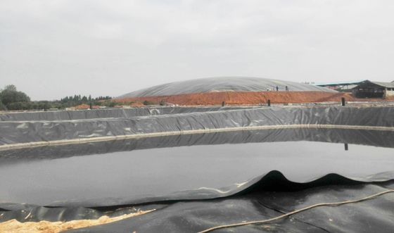 ผนังพื้นดินเรียบ anti-seepage HDPE สําหรับโครงการการเกษตร ปลาสระน้ํา Liner ความกว้าง 1m-9m ความยาว 30-100m ความหนา> 0.5mm