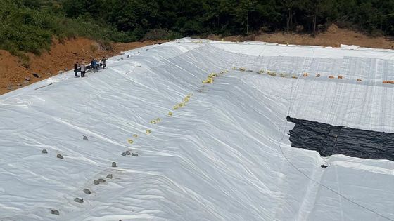แผ่นใยสังเคราะห์ (Geotextile) ใยยาว 100-800 กรัม/ตร.ม. ทนทานต่อกรด ด่าง และรังสียูวี 70% สำหรับโครงสร้างพื้นฐานทั่วโลก