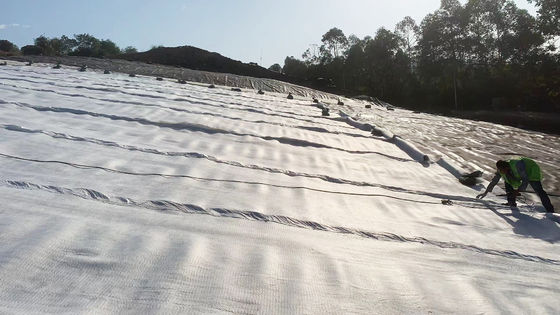 เสริมการป้องกัน Geomembrane Liner ด้วยความทนทานกรดและอัลคาลีที่ดีเยี่ยม เหมาะสําหรับโครงการเหมืองแร่ Hydrometallurgy