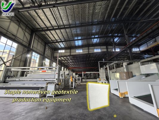 ความต้านทาน UV สายใยสั้นสีขาว Geotextile ความแข็งแรงที่ออกแบบสําหรับงานทําดิน วัสดุทนทานและความมั่นคงของดิน