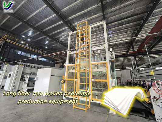 การป้องกันแผ่นใยสังเคราะห์ Geomembrane ไฟเบอร์ยาว ทนทานต่อรังสียูวี 70 เปอร์เซ็นต์ และมีความแข็งแรงสูงสุดสำหรับการเสริมแรงในพื้นที่ที่ต้องการ