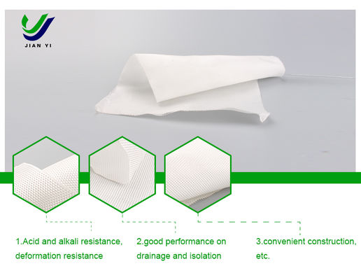 เนื้อเยื่อจีโอเท็กสไตล์ที่ผสมผสานความแข็งแรงสูง สําหรับโครงการเสริมเสริมและกรอง