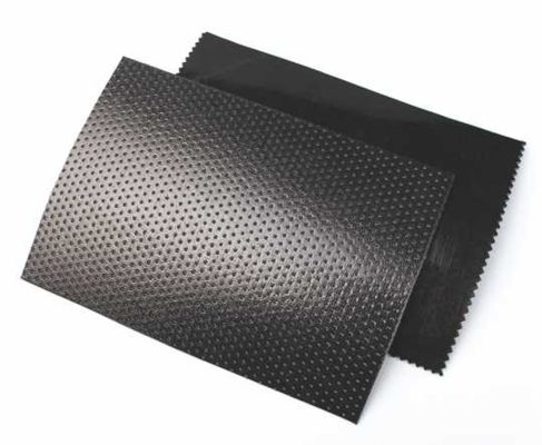 HDPE สูงจุด Geomembrane กับพื้นผิวที่มีเนื้อเยื่อเดียว / สองเพื่อเพิ่มความมั่นคงของชันและผลประกอบการต่อต้านการสกิดที่ดีกว่า