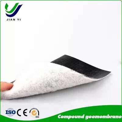 0.2mm-1.0mm หนา HDPE Geocomposite Membrane กับ 1G1M & 2G1M การตั้งค่าสําหรับโครงการป้องกันการรั่ว